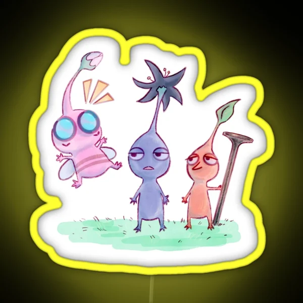 JJK 2018 Pikmin RGB Neon Sign