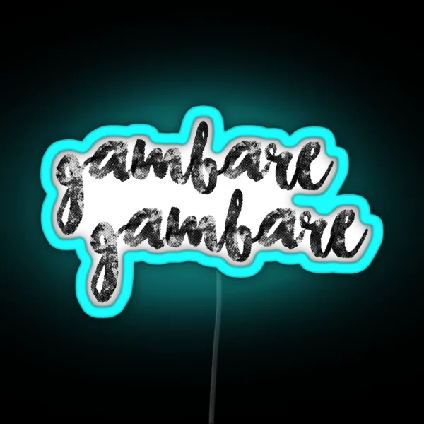 JJK GAMBARE RGB Neon Sign