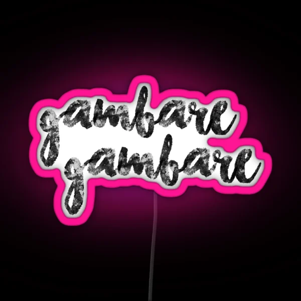 JJK GAMBARE RGB Neon Sign