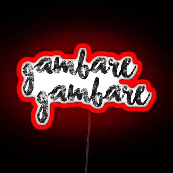 JJK GAMBARE RGB Neon Sign