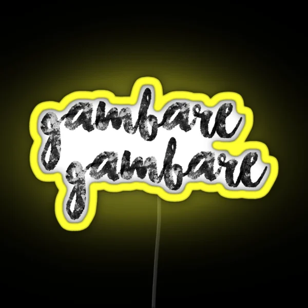JJK GAMBARE RGB Neon Sign
