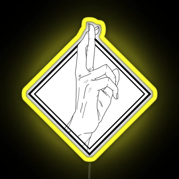 Jjk Hand Symbole RGB Neon Sign