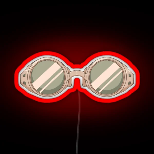 JJK Nanami Kento Glasses Bronze RGB Neon Sign