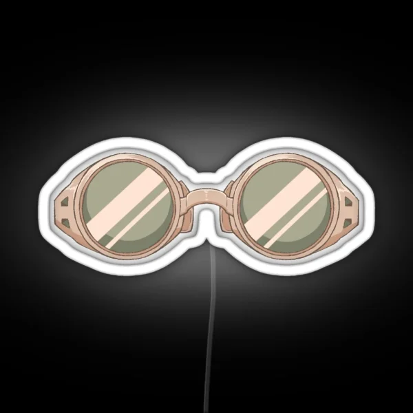 JJK Nanami Kento Glasses Bronze RGB Neon Sign