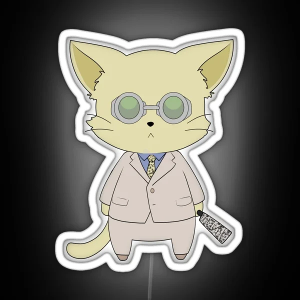 JJK Nanami Kitty RGB Neon Sign