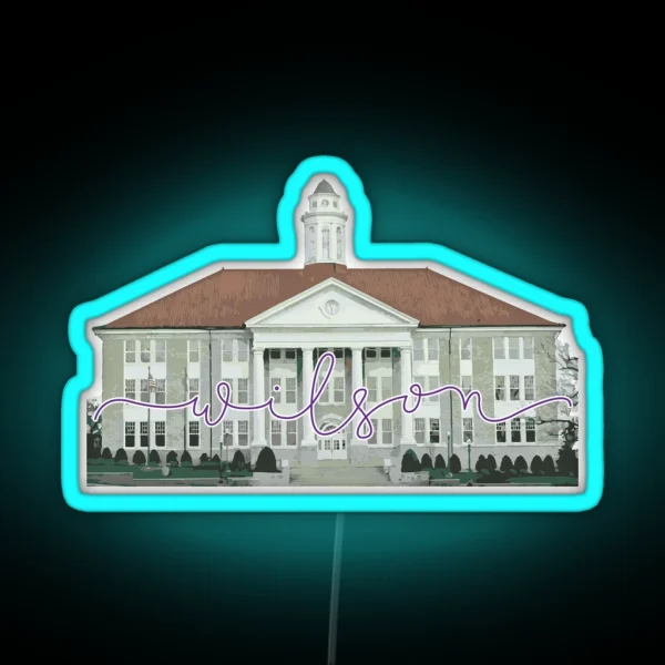 JMU Wilson Hall RGB Neon Sign