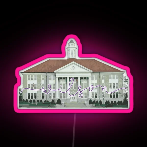 JMU Wilson Hall RGB Neon Sign