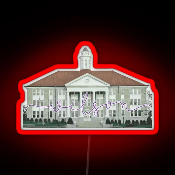 JMU Wilson Hall RGB Neon Sign