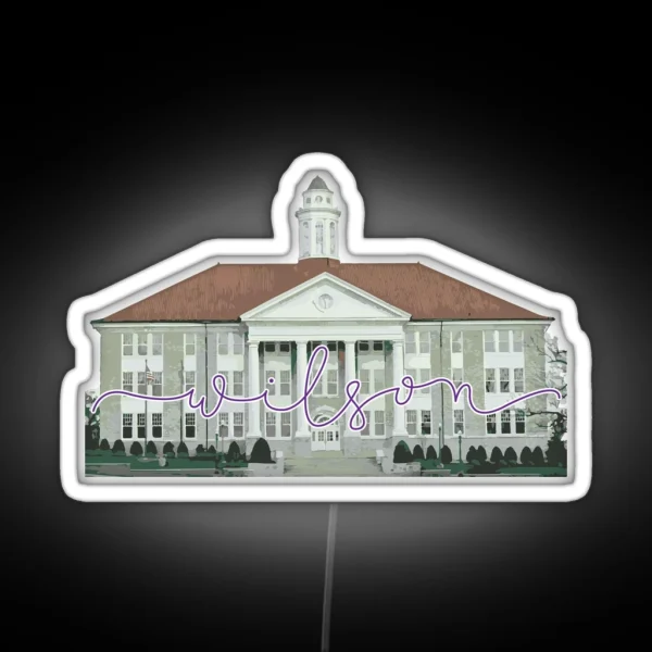 JMU Wilson Hall RGB Neon Sign