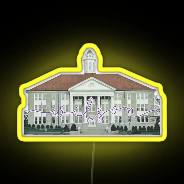 JMU Wilson Hall RGB Neon Sign