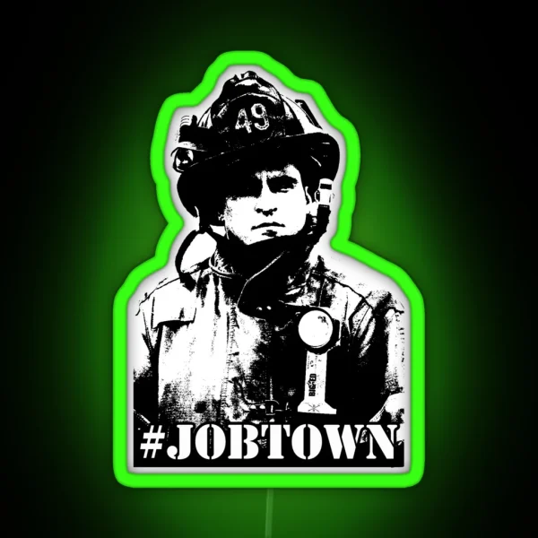 Job Town Ladder 49 RGB Neon Sign