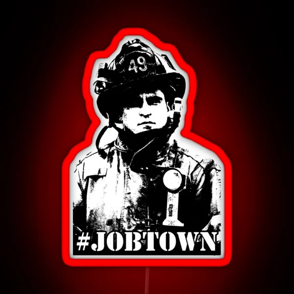 Job Town Ladder 49 RGB Neon Sign