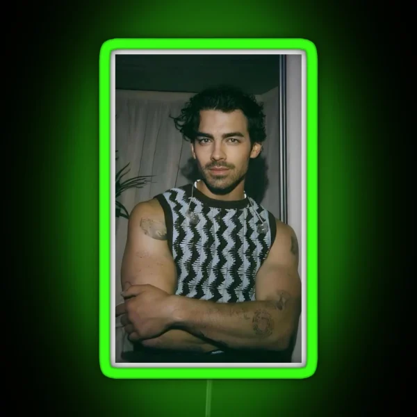 Joe Jonas RGB Neon Sign
