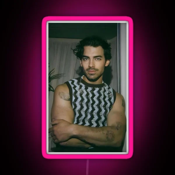 Joe Jonas RGB Neon Sign