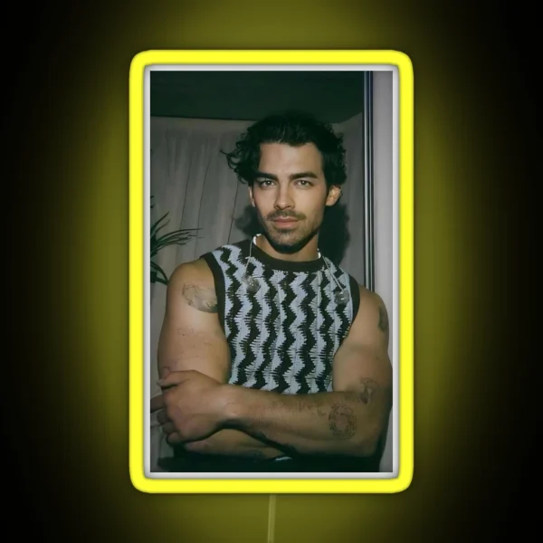 Joe Jonas RGB Neon Sign