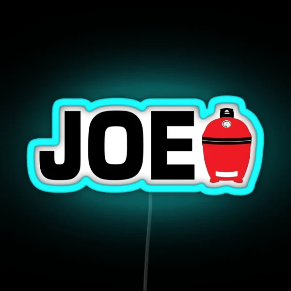 JOE On Kamado Charcoal BBQ Grilling Smoking Made Better RGB Neon Sign