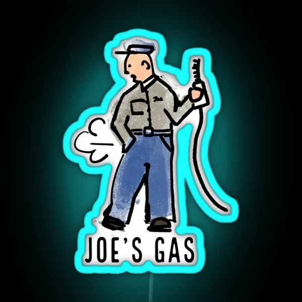 Joe S Gas RGB Neon Sign