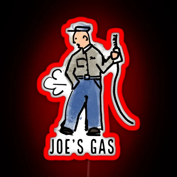 Joe S Gas RGB Neon Sign