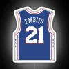 Joel Embiid 76ers Jersey RGB Neon Sign - Image 4