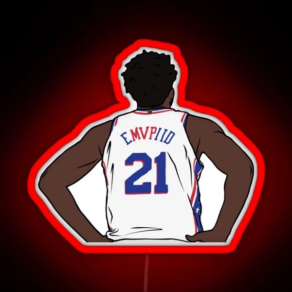 Joel Embiid EMVPIID RGB Neon Sign