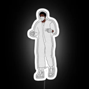 Joel Embiid Hazmat Suit RGB Neon Sign