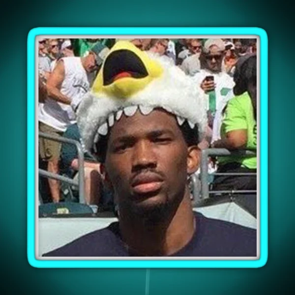Joel Embiid RGB Neon Sign