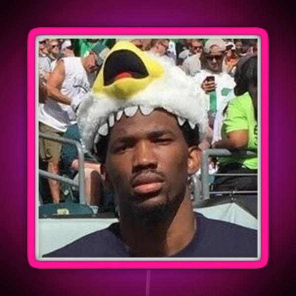 Joel Embiid RGB Neon Sign