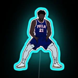 Joel Embiid Thrust RGB Neon Sign