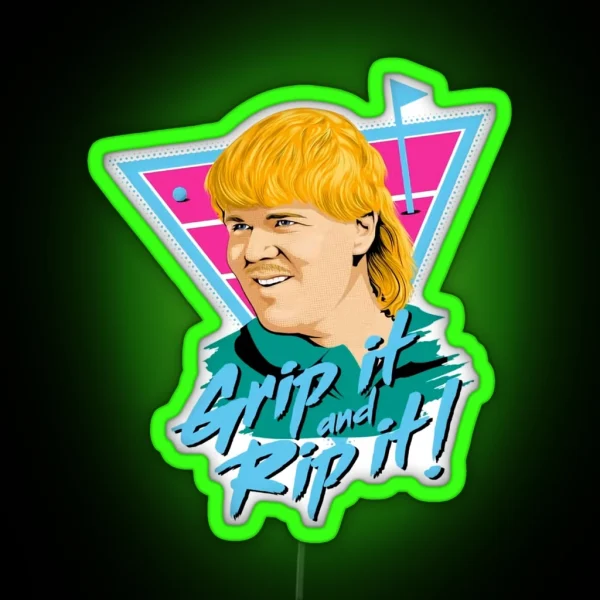 John Daly Rip And It Sip It RGB Neon Sign