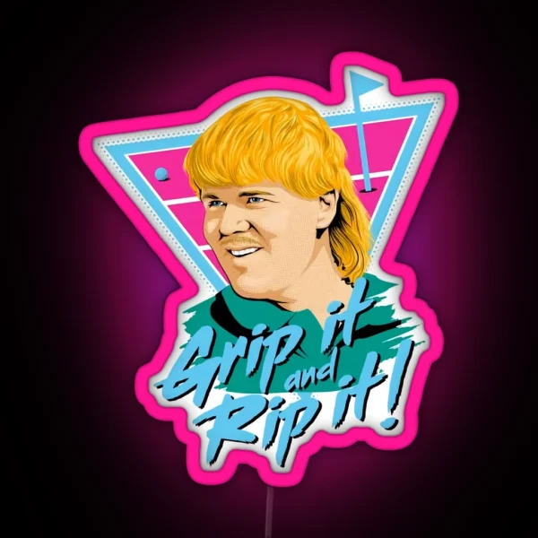 John Daly Rip And It Sip It RGB Neon Sign