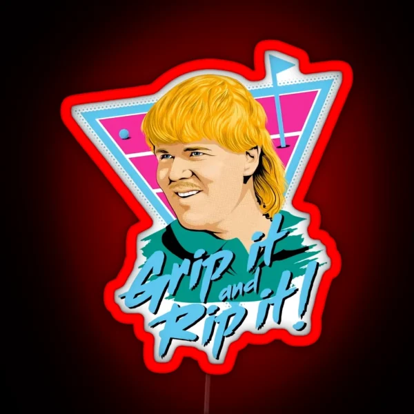 John Daly Rip And It Sip It RGB Neon Sign