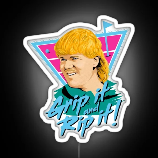John Daly Rip And It Sip It RGB Neon Sign