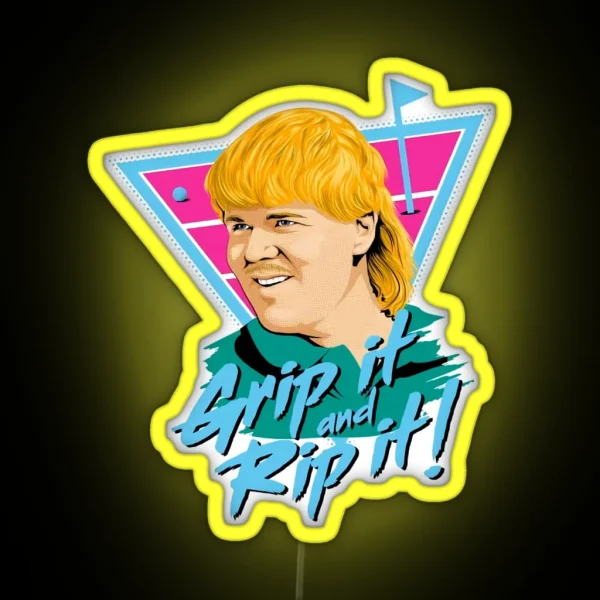 John Daly Rip And It Sip It RGB Neon Sign