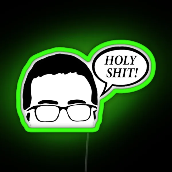 John Oliver Holy Shit RGB Neon Sign