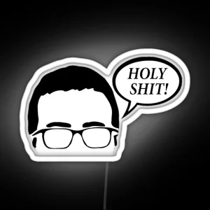 John Oliver Holy Shit RGB Neon Sign