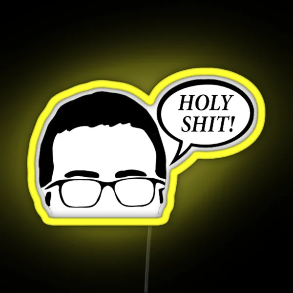 John Oliver Holy Shit RGB Neon Sign