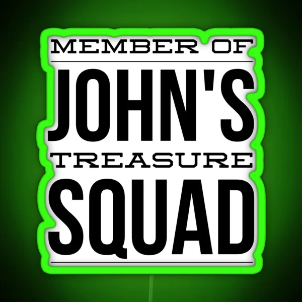 John S Squad RGB Neon Sign