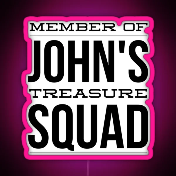 John S Squad RGB Neon Sign