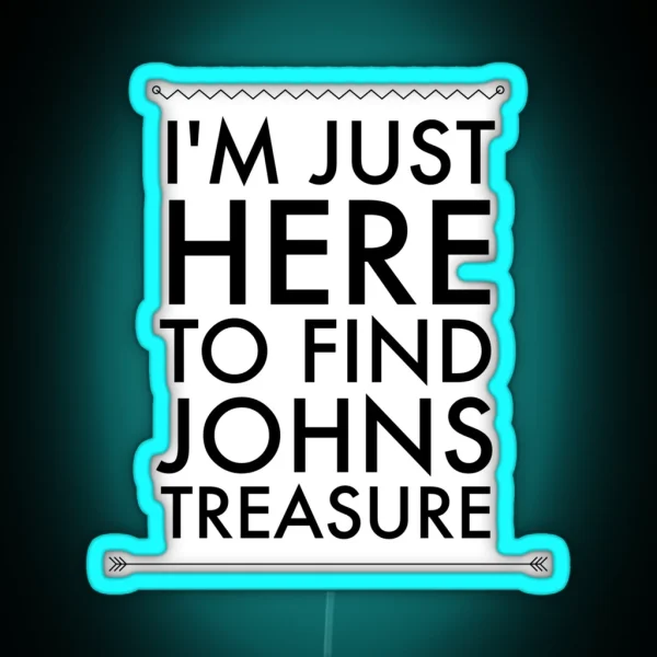 John S Treasure Arrow RGB Neon Sign