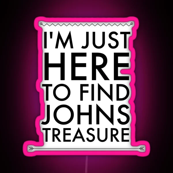 John S Treasure Arrow RGB Neon Sign