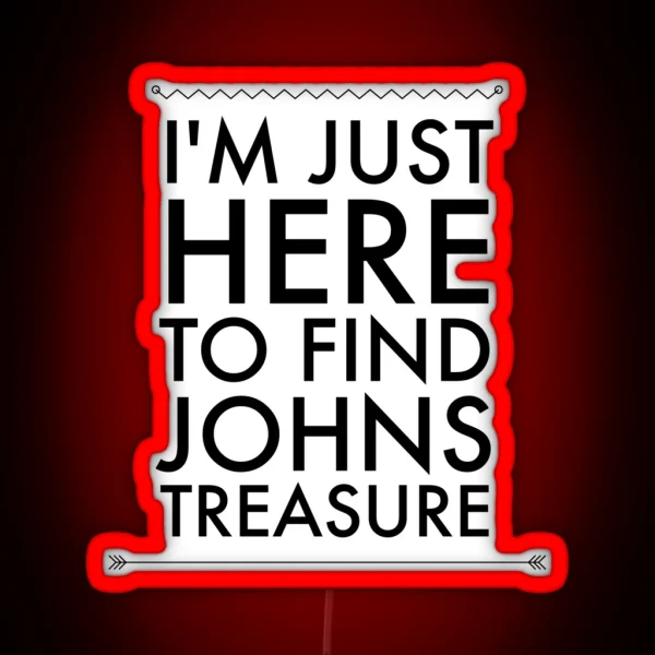 John S Treasure Arrow RGB Neon Sign
