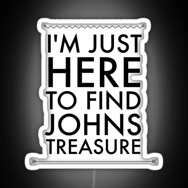 John S Treasure Arrow RGB Neon Sign