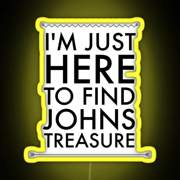 John S Treasure Arrow RGB Neon Sign