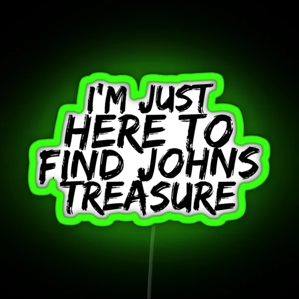 John S Treasure Painted RGB Neon Sign