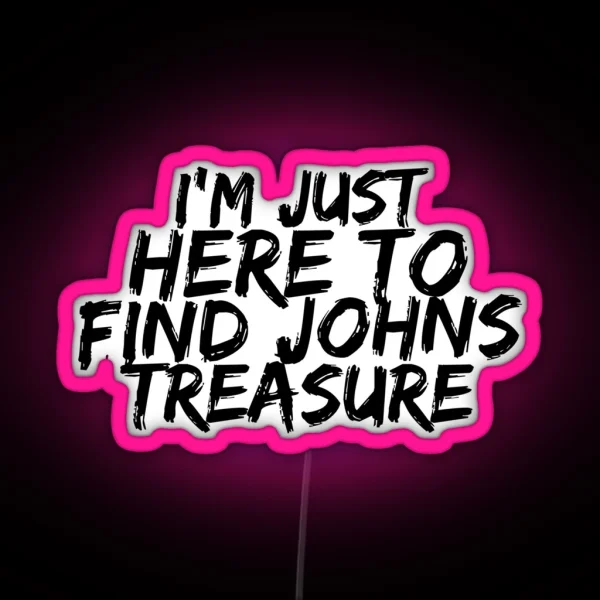 John S Treasure Painted RGB Neon Sign