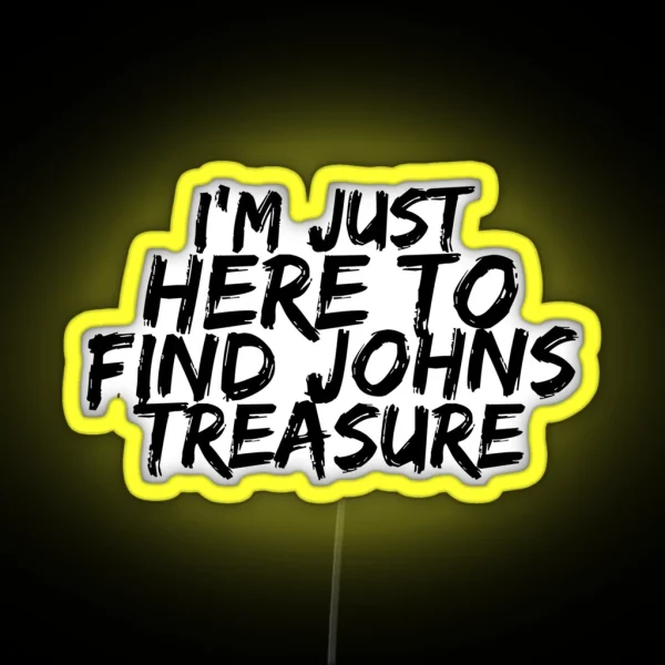 John S Treasure Painted RGB Neon Sign