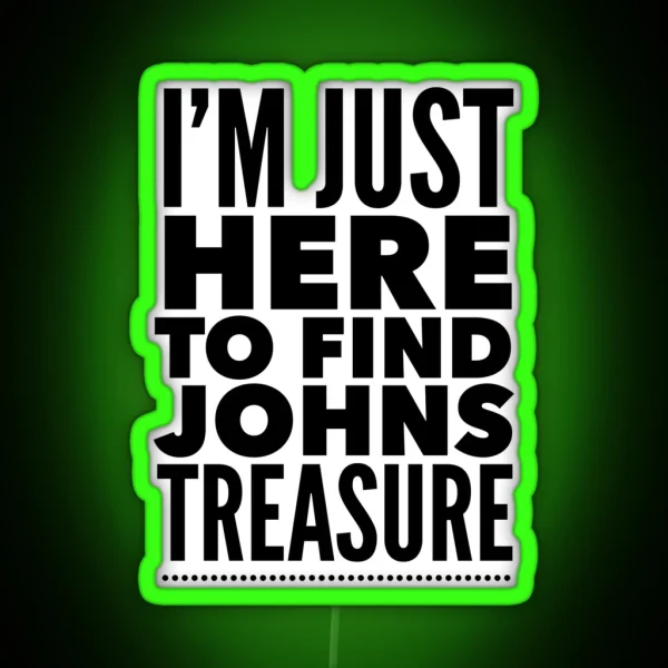 John S Treasure RGB Neon Sign