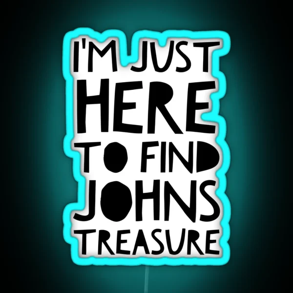 John S Treasure Scribble RGB Neon Sign
