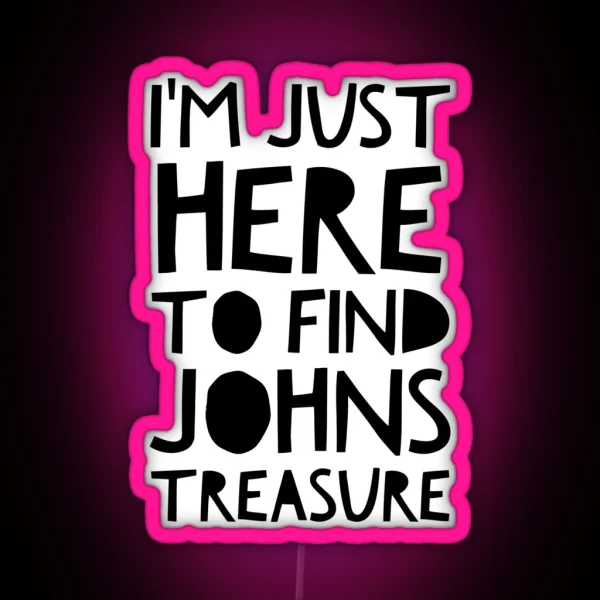 John S Treasure Scribble RGB Neon Sign