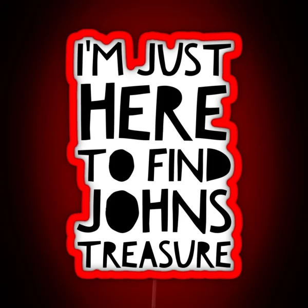 John S Treasure Scribble RGB Neon Sign